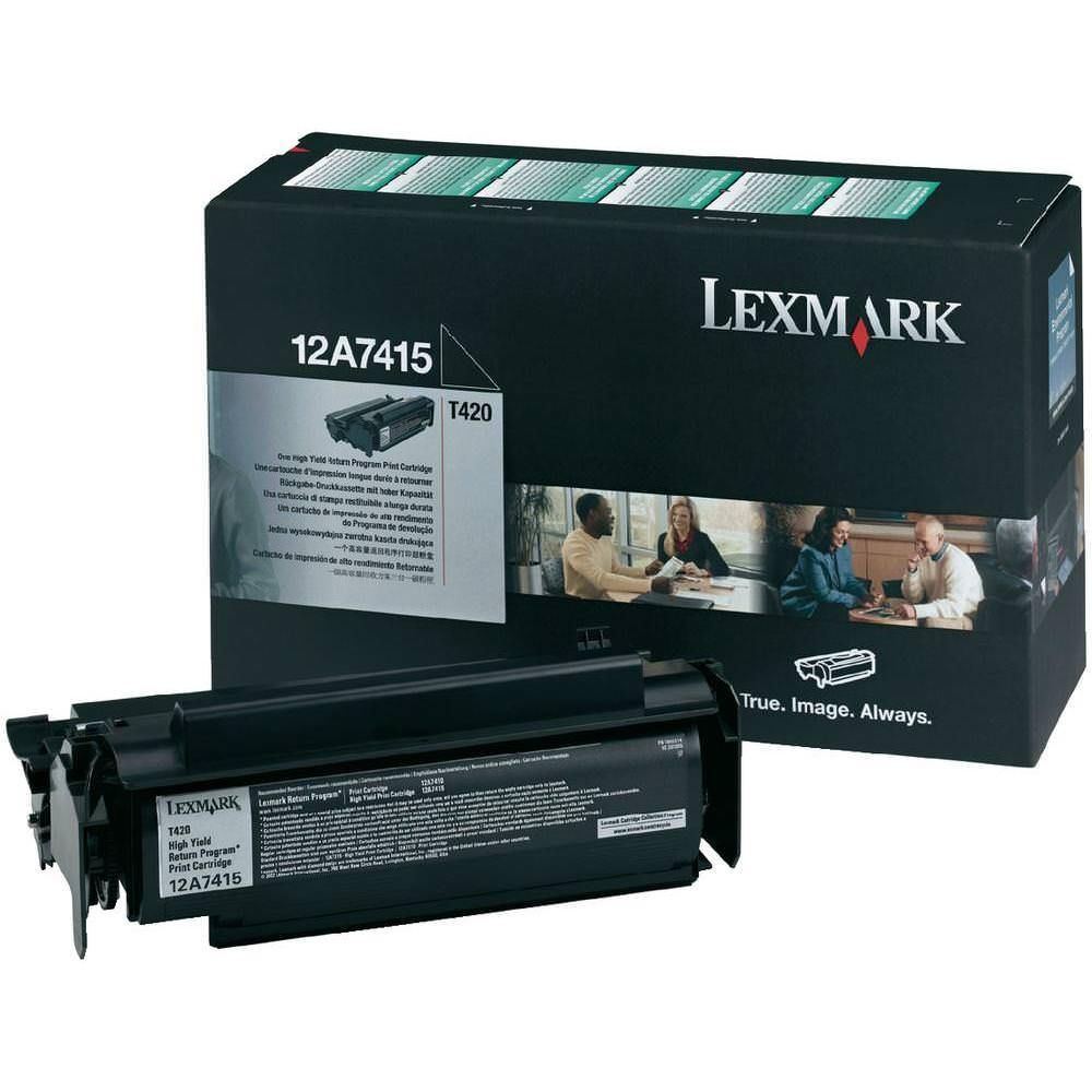 Lexmark 12A7415 ORIGINAL OEM HIGH YIELD 10K Toner Cartridge